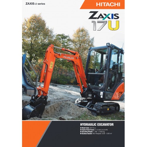 Hitachi ZX17U-2 Hydraulic Excavators