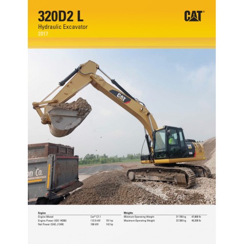 caterpillar 320 d2l