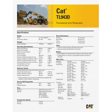 Caterpillar TL943D Telehandlers