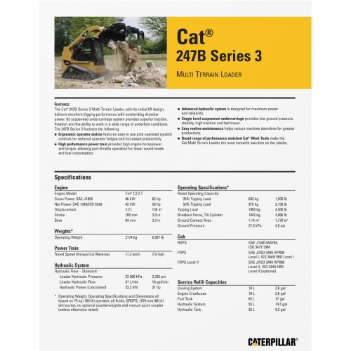 Caterpillar 247B III Skid Steer Loaders