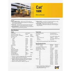 Caterpillar 160K Motor Graders