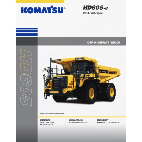 Komatsu HD605-8 Off-Highway Trucks