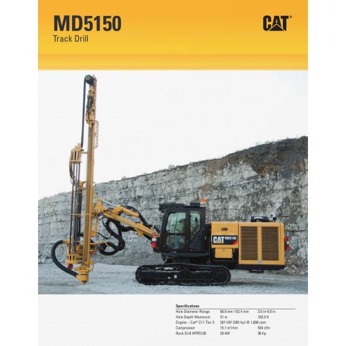 Caterpillar MD5150 Track Drills