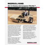 Ingersoll-Rand SD-115D, SD-115F Vibratory Asphalt Compactors