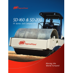 Ingersoll-Rand SD-160DX, SD-160F, SD-200DX, SD-200F  Soil Compactors