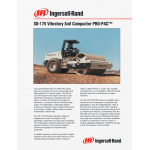 Ingersoll-Rand SD-175D, SD-175F Vibratory Soil Compactors