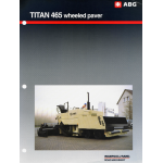 Ingersoll-Rand ABG TITAN 465 WheeledPavers